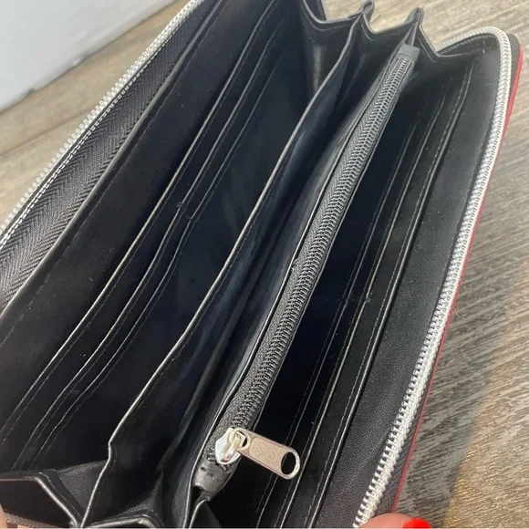 Red Akatsuki Anime Wallet Naruto itachi Tobi. Clouds. Pre-owned - Picture 5 of 9